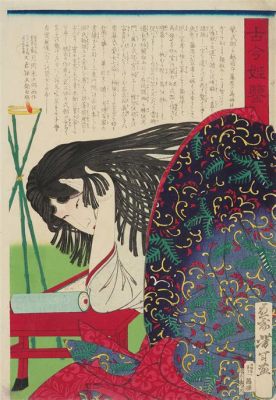 The Tale of Murasaki Shikibu Maalaus: Yliluonnollisilla ja Herkän Vaikuttavilla Väreillä!